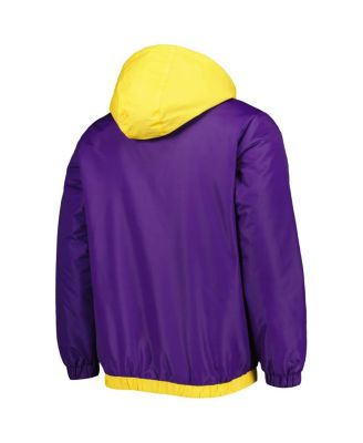 Men's Purple Los Angeles Lakers The Triple Double Full-Zip Hoodie Jacket