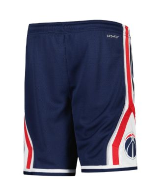 Big Boys and Girls Navy Washington Wizards Statement Edition Swingman Performance Shorts
