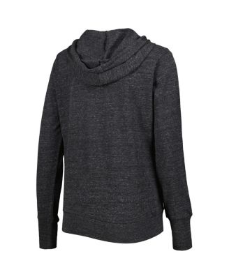 Women's Black Chicago White Sox Training Camp Tri-Blend Full-Zip Hoodie