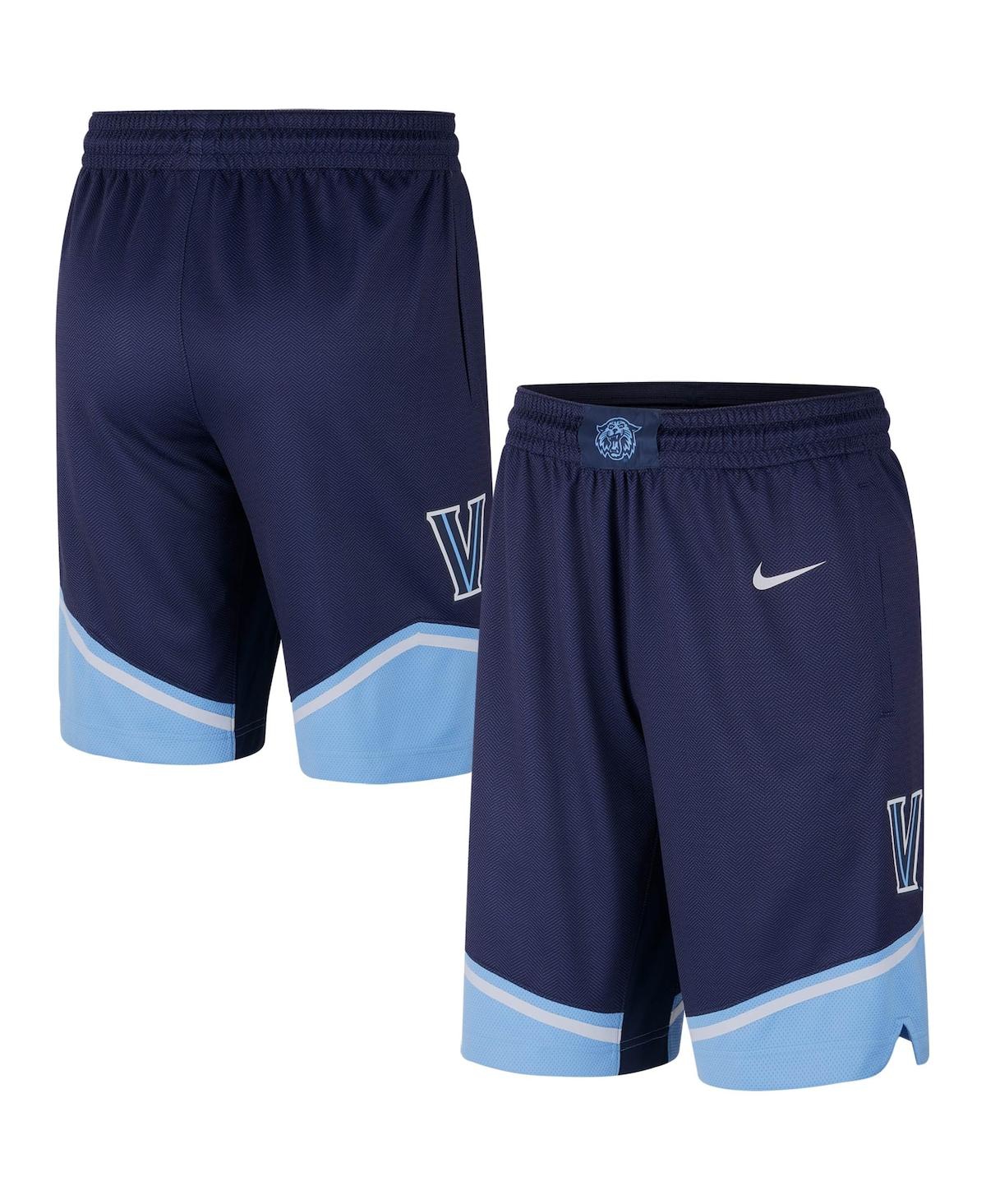 NIKE MEN'S NIKE NAVY VILLANOVA WILDCATS REPLICA TEAM BASKETBALL SHORTS 