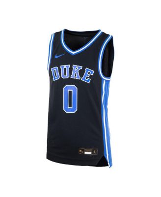 Youth Boys #0 Black Duke Blue Devils Icon Replica Basketball Jersey