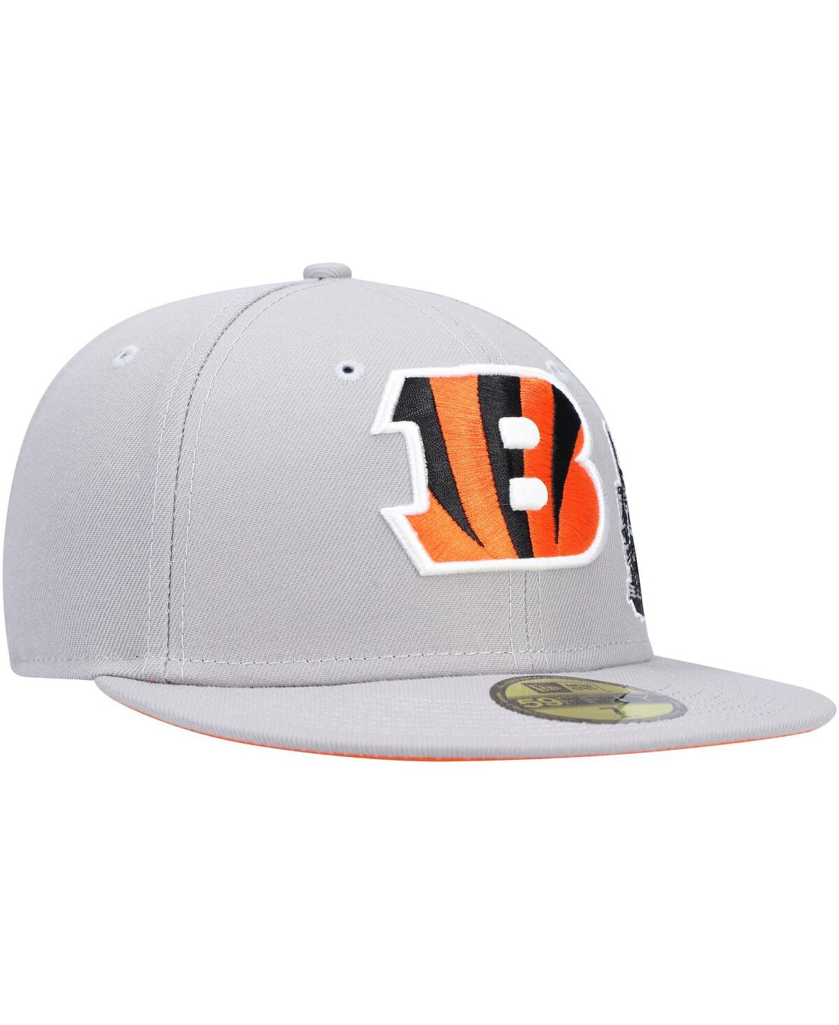 Men's New EraCincinnati Bengals City Describe 59FIFTY Fitted Hat - Gray