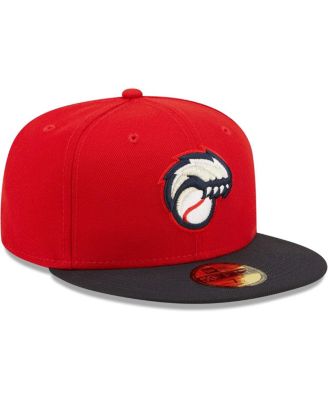 Men's Red New Hampshire Fisher Cats Authentic Collection Team Alternate 59FIFTY Fitted Hat