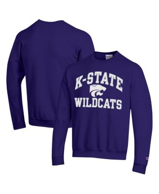 Men's Purple Kansas State Wildcats High Motor Pullover Sweatshirt