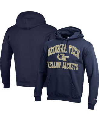 Men's Navy Georgia Tech Yellow Jackets High Motor Pullover Hoodie