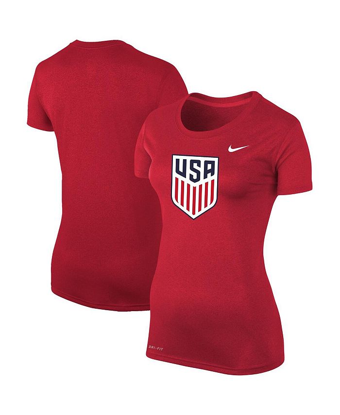 Nike Women's Red USMNT Legend Performance Tshirt Macy's