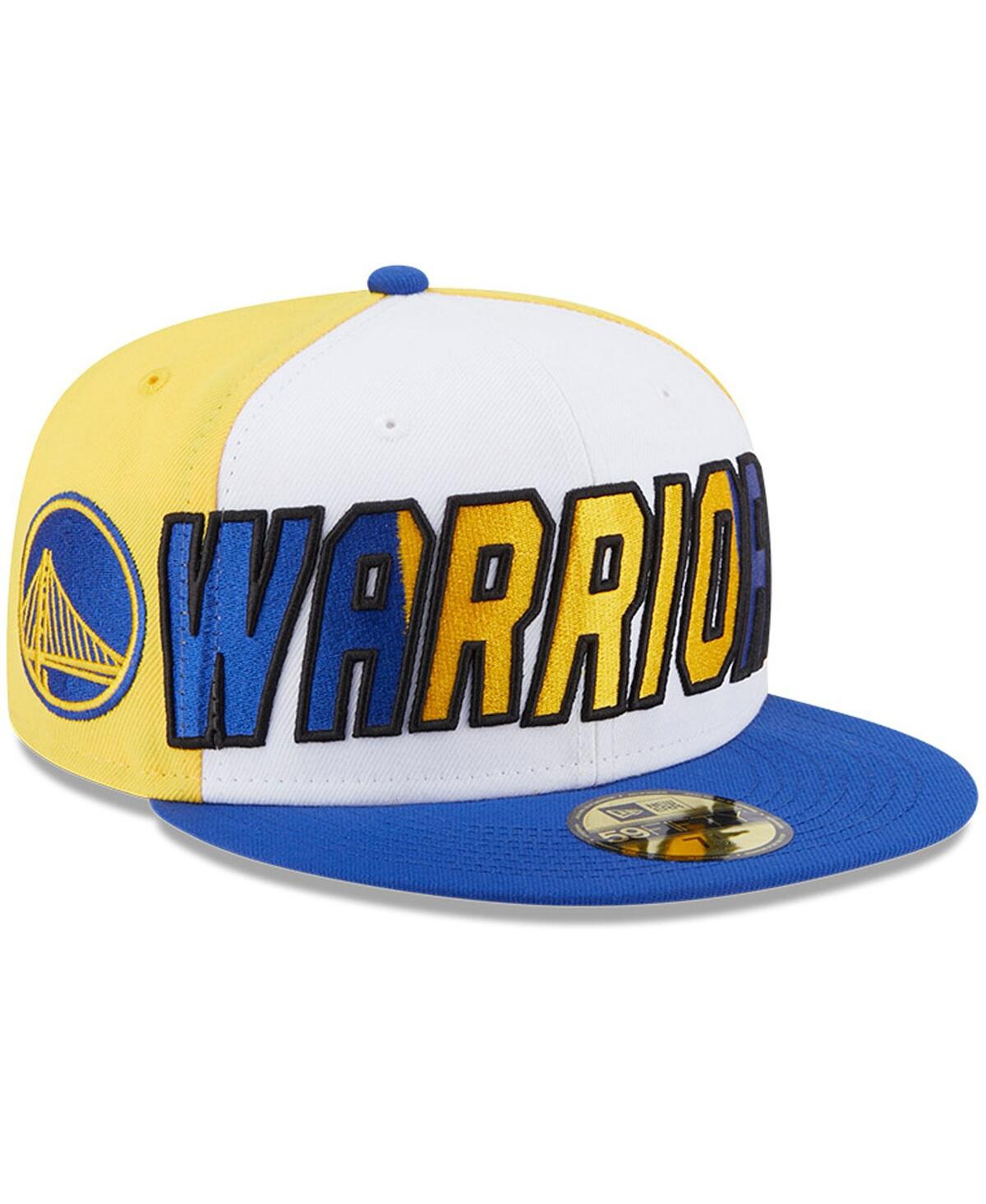 Men's New Era Royal Golden State Warriors Back Half 9FIFTY Fitted Hat - Royal