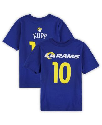 Preschool Boys and Girls Cooper Kupp Royal Los Angeles Rams Mainliner Team Player Name and Number T-shirt