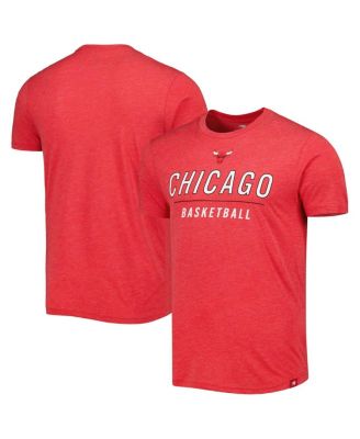 Men's and Women's Red Chicago Bulls Turbo Tri-Blend T-shirt