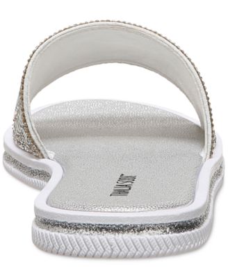 Thalia Sodi Women's Dianna Bling Flat Sandals, Created for Macy's