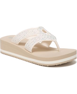 Bzees - Rio Washable Thong Wedge Sandals