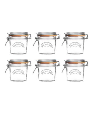 Round Clip Top Jar Set of 6 (12oz), Kilner