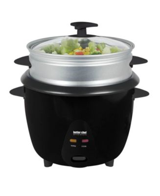 Better Chef 5 Cup Rice Cooker with Food Steamer Attachment - Macy's