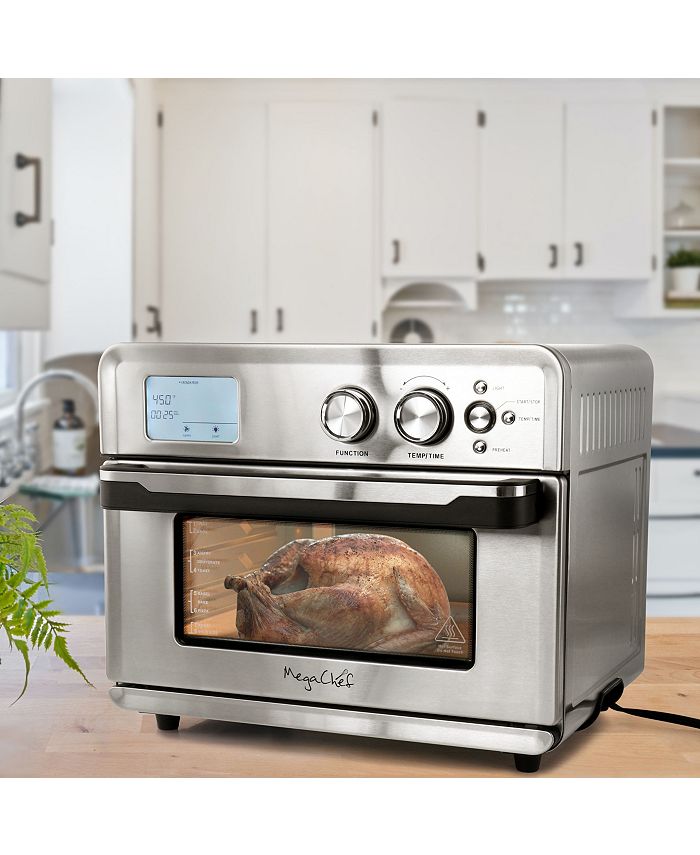 MegaChef Multifunction Air Fryer Toaster Oven with 21 Presets & Reviews Small Appliances