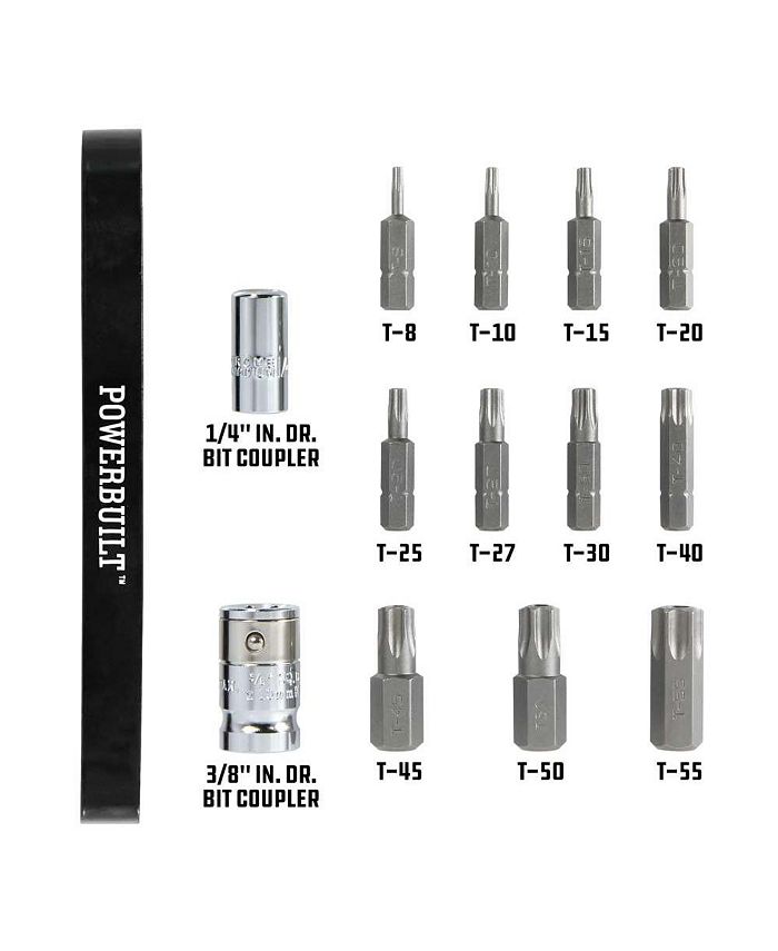Powerbuilt 13 Piece Tamper Resistant Bit Set Macy's