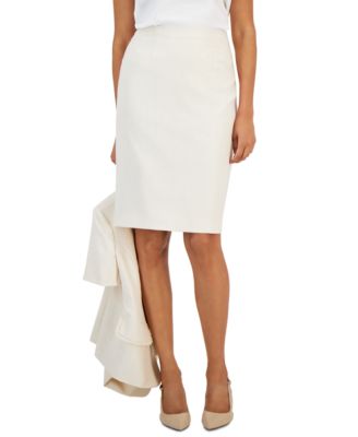 Kasper - Women's Metallic Tweed Pencil Skirt