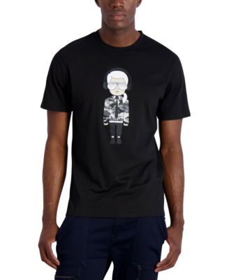 KARL LAGERFELD PARIS - Men's Headphone Karl Graphic-Print T-Shirt