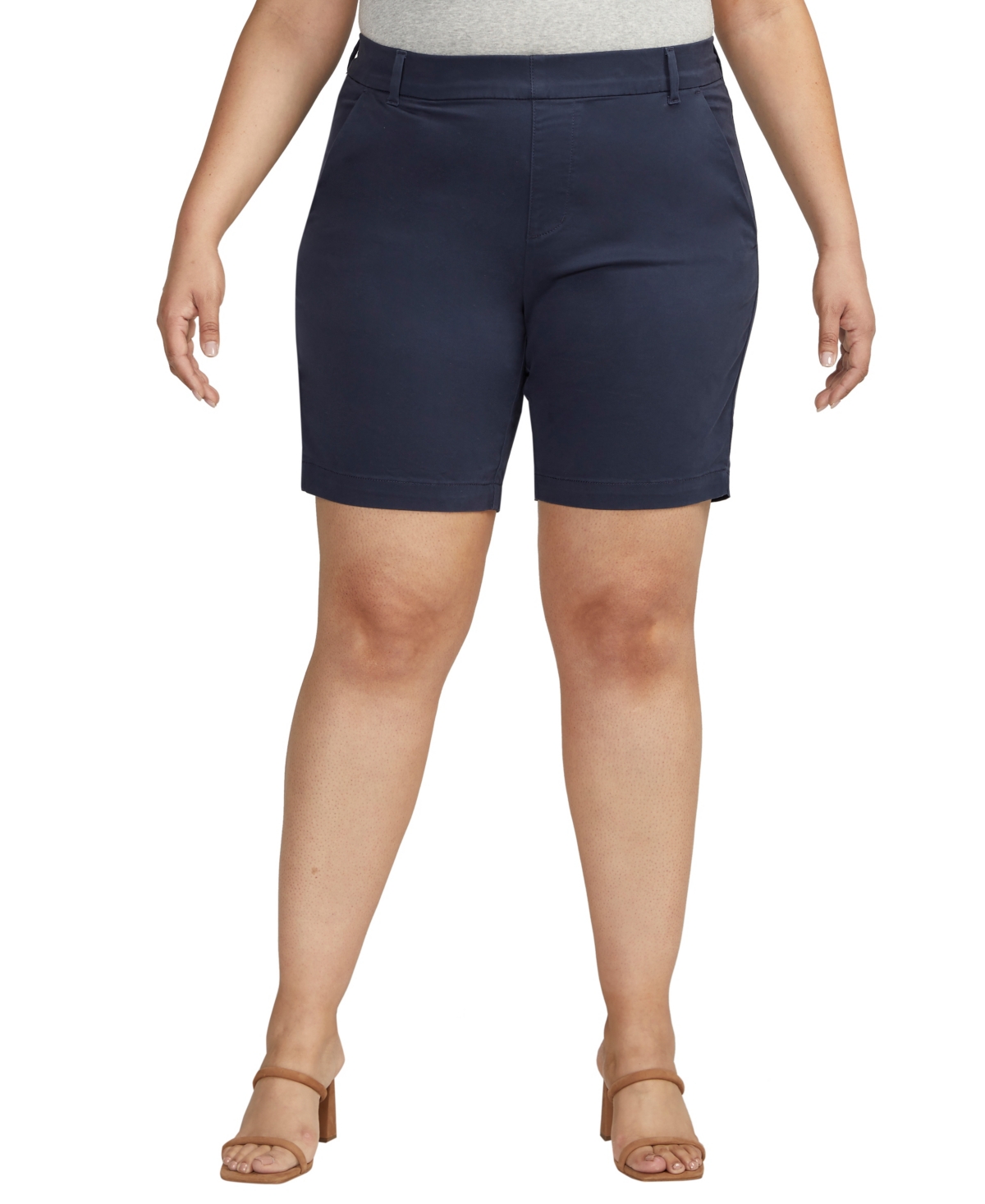 Jag Plus Size Maddie Mid Rise Shorts