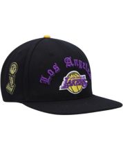 Men's Los Angeles Lakers Mitchell & Ness Purple NBA 75th Anniversary What  The? Snapback Hat