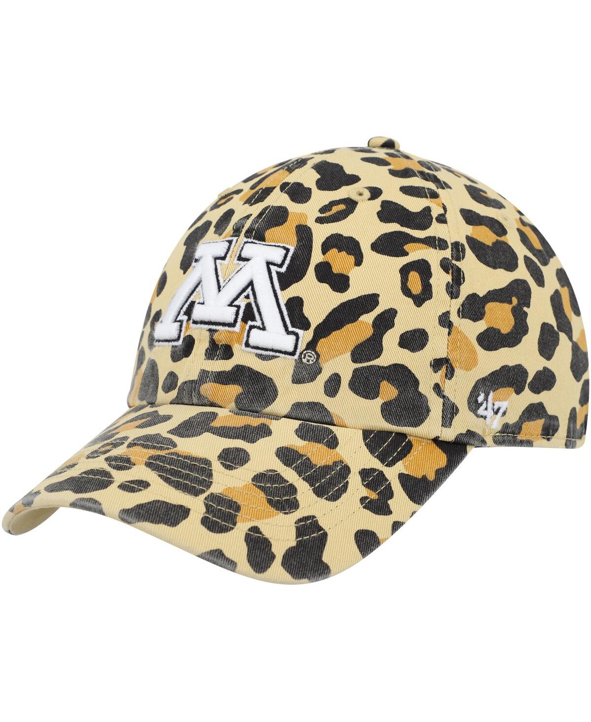Shop 47 Brand Women's ' Gold Minnesota Golden Gophers Bagheera Clean Up Adjustable Hat