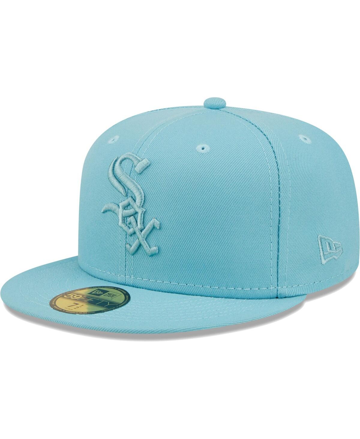 Shop New Era Men's  Light Blue Chicago White Sox Color Pack 59fifty Fitted Hat