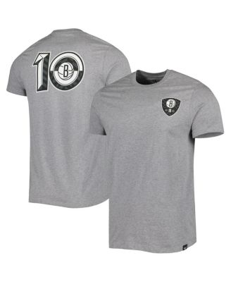 Men's Heather Gray Brooklyn Nets 10th Anniversary Backer T-shirt