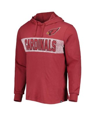 Men's Cardinal Arizona Cardinals Field Franklin Pullover Hoodie