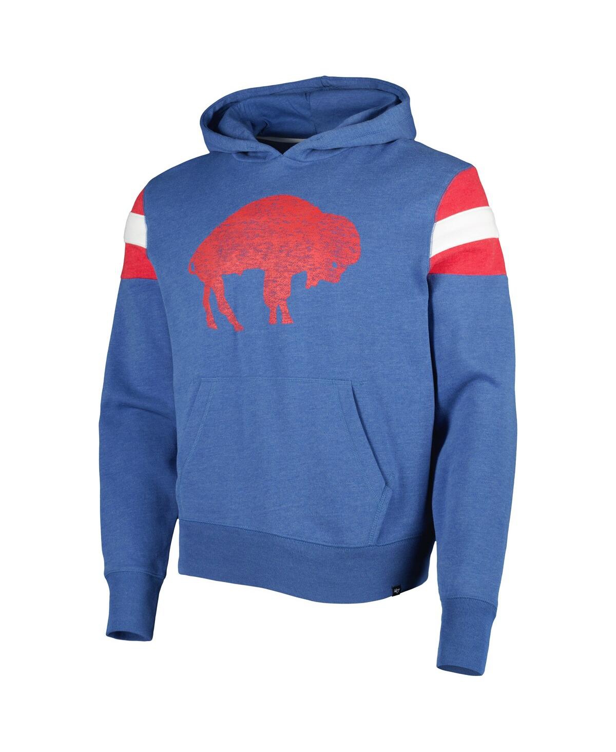 Shop 47 Brand Men's ' Royal Buffalo Bills Legacy Premier Nico Pullover Hoodie