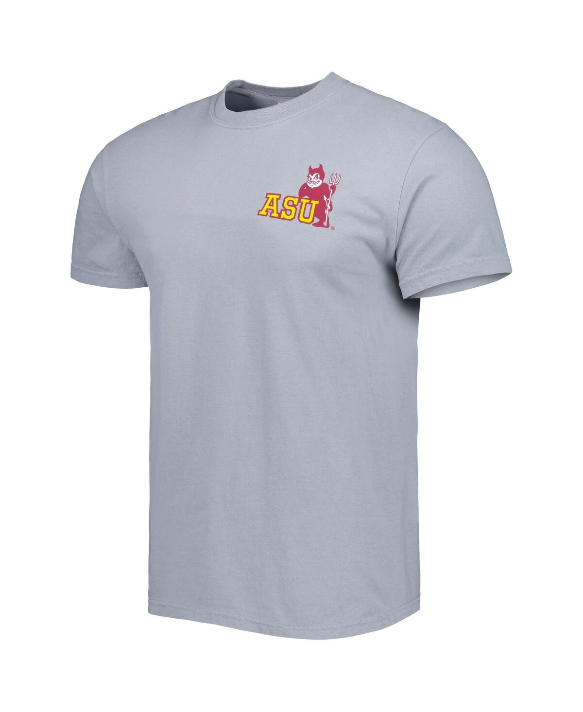 Shop Image One Men's Graphite Arizona State Sun Devils Vault State Comfort T-shirt