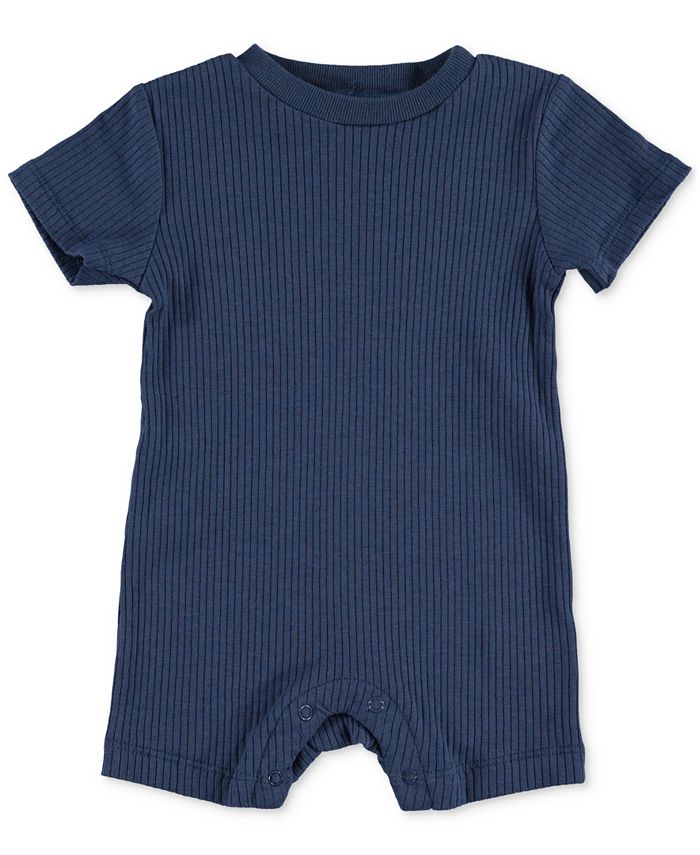 Chickpea Baby Boys Short Sleeved Animal Crewneck Rompers, Pack of 2