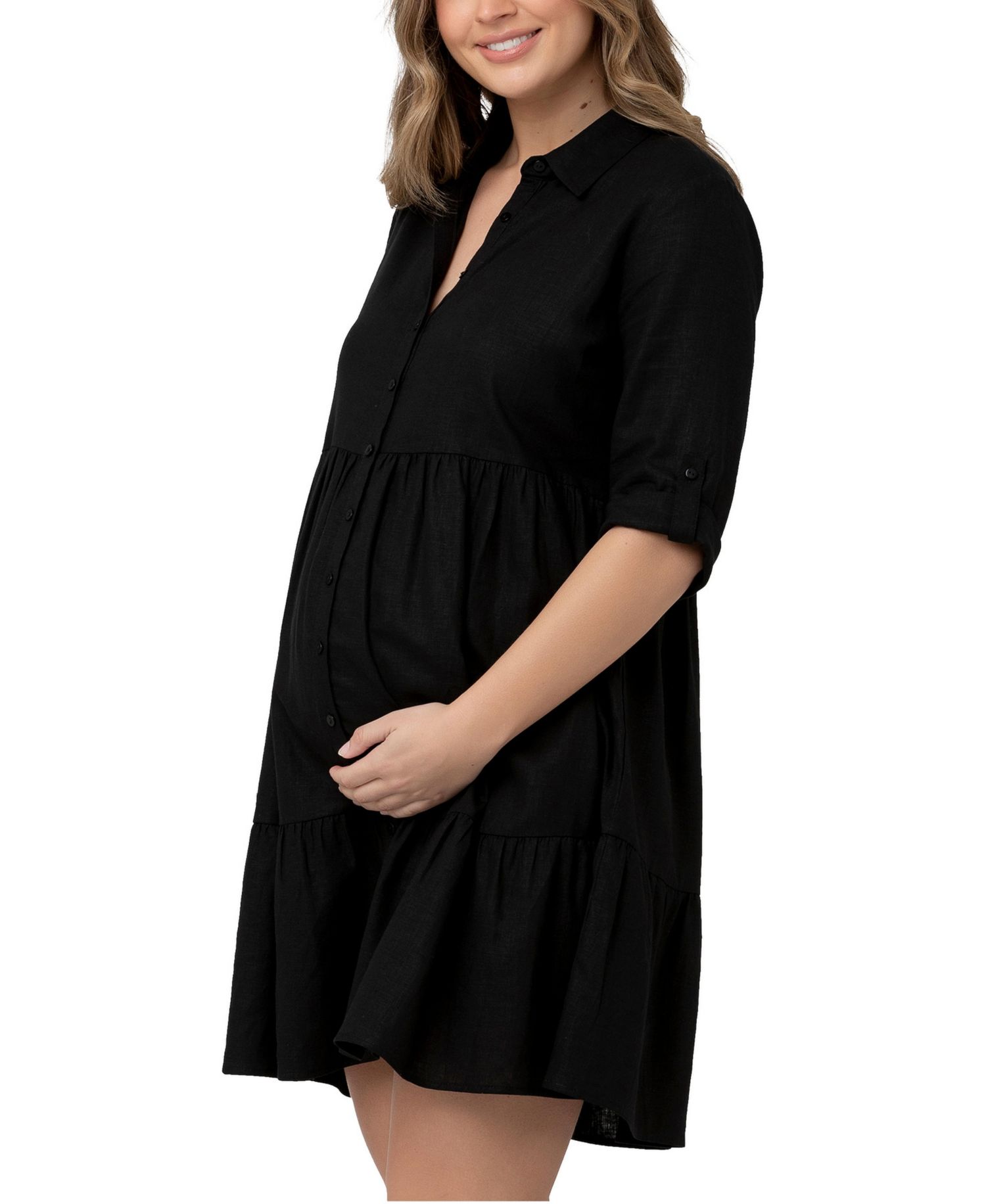 Women's Adel Button Linen Dress