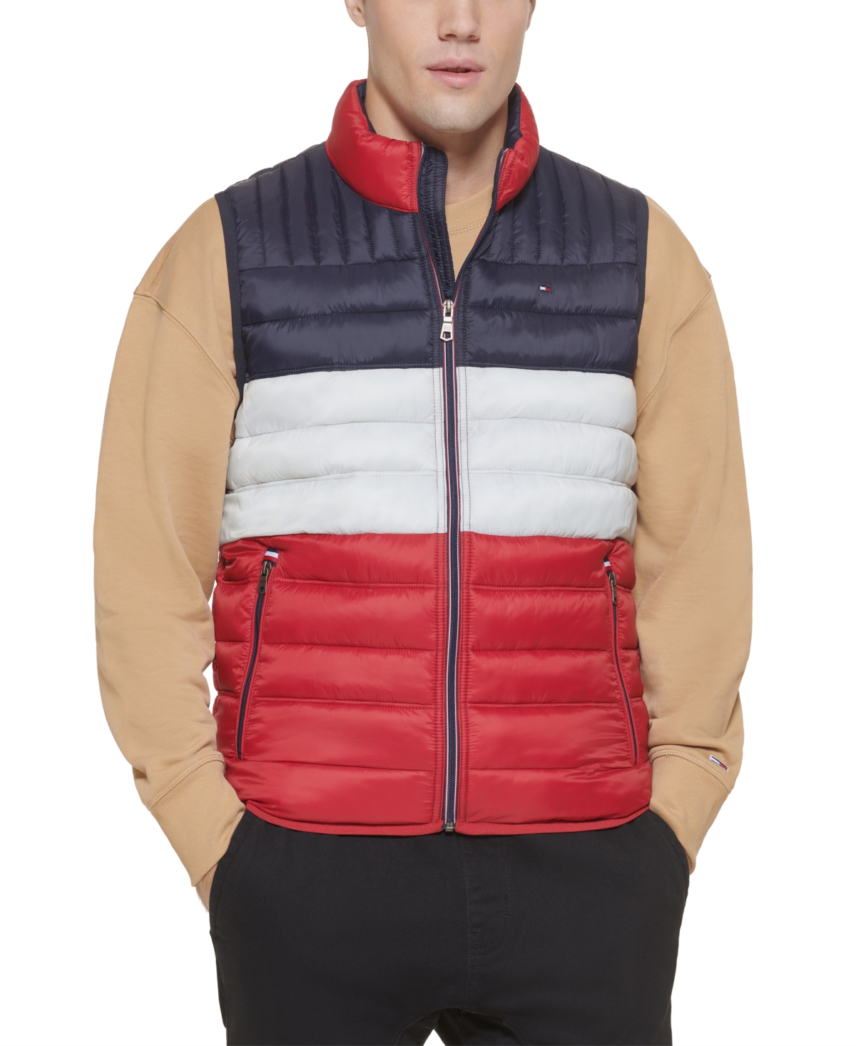 Tommy hilfiger men's quilted vest sale
