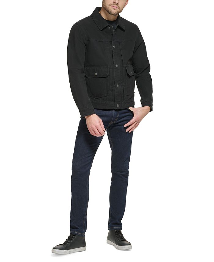 Levi's Men's Washed Cotton Utility Jacket Macy's