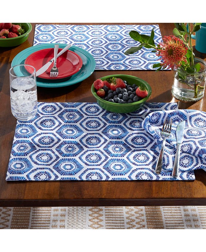 Fiesta Rhodes 4/PK Placemat 13" X 18" Macy's