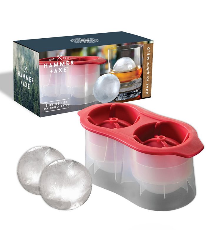 Hammer + Axe Dual Sphere Slow-Melting Ice Mold - Macy's