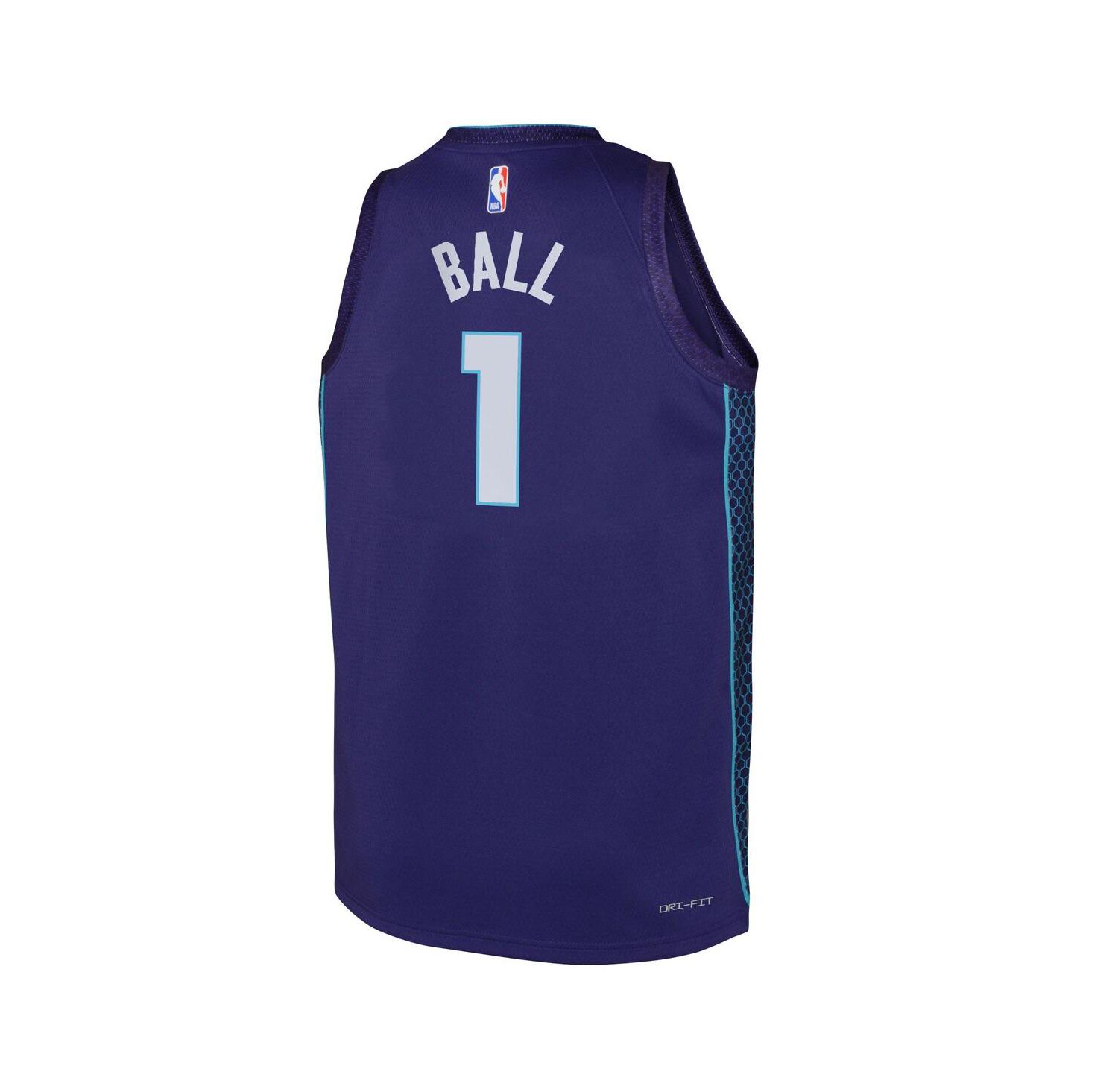 Big Boys LaMelo Ball Purple Charlotte Hornets 2022/23 Swingman Jersey - Statement Edition
