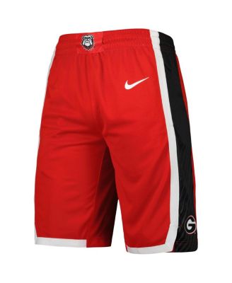 Men's Red Georgia Bulldogs Replica Team Basketball Shorts