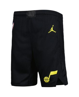 Big Boys Black Utah Jazz Statement Edition Swingman Performance Shorts