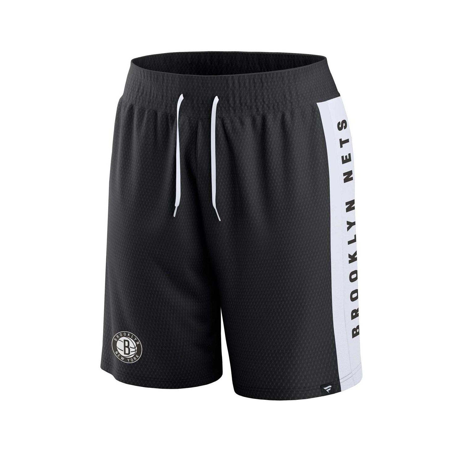 Men's Black Brooklyn Nets Referee Iconic Mesh Shorts