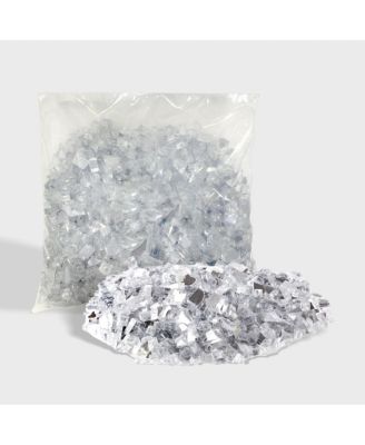 Fire Pit Fire Glass Tempered Glass Rocks for Fireplace Accessories