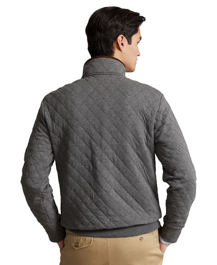 Polo Ralph Lauren Men's Big & Tall Quilted Luxury Jersey Pullover Macy's