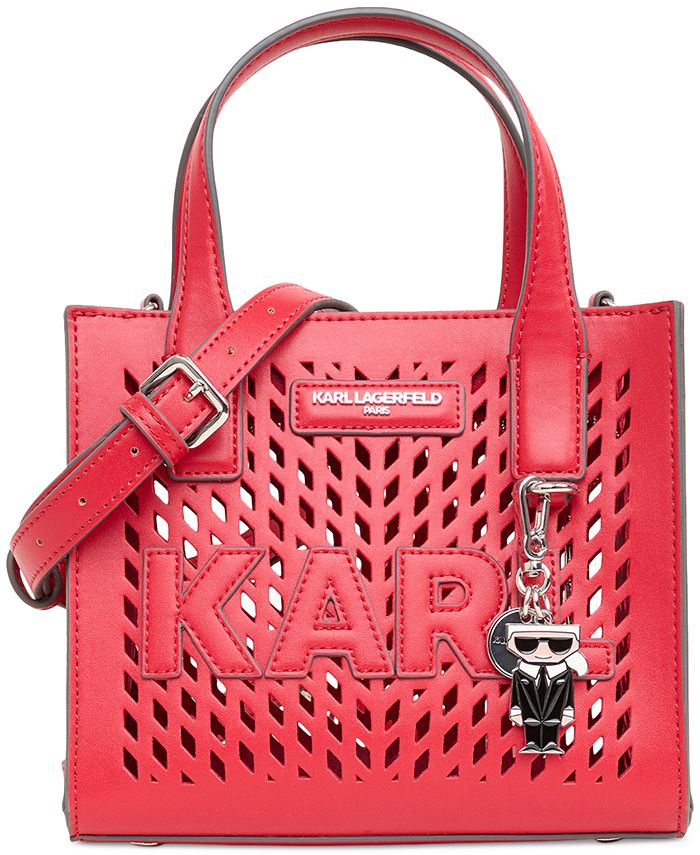 Michael Kors Large Perforated Style Pink Bag USED DAMAGED ZIPPERS