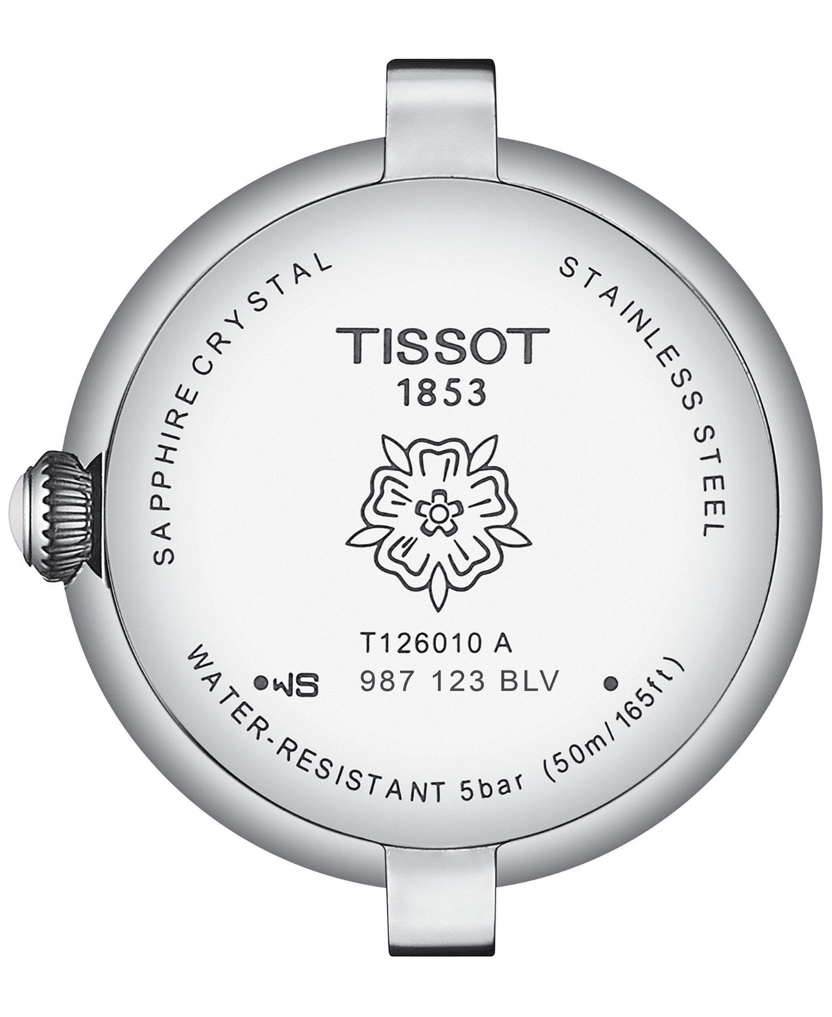 Shop Tissot Women's Swiss Bellissima Stainless Steel Bracelet Watch 26mm In Grey
