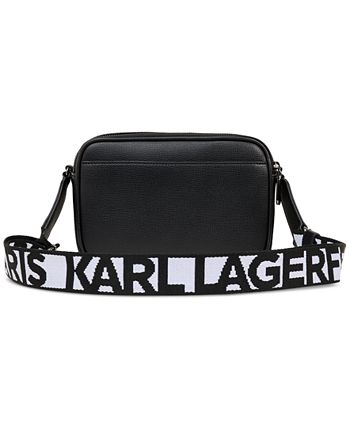 Karl Lagerfeld Mini Maybelle Karl Detail Crossbody Bag in Natural