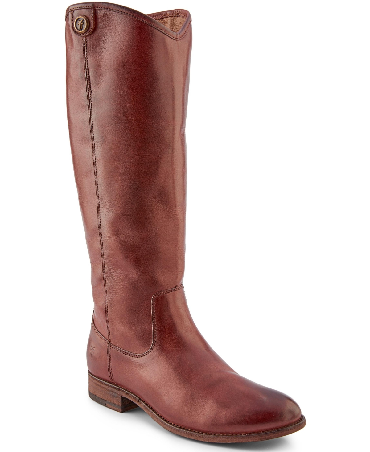 Shop Frye Women's Melissa Tall Boots In Mahogany Leather