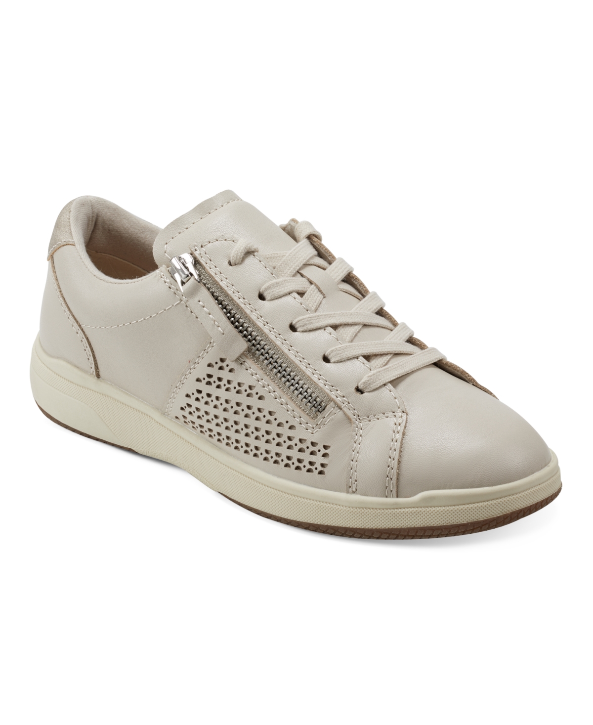 Shop Earth Women's Netta Lace-up Sneakers In Light Natural Leather