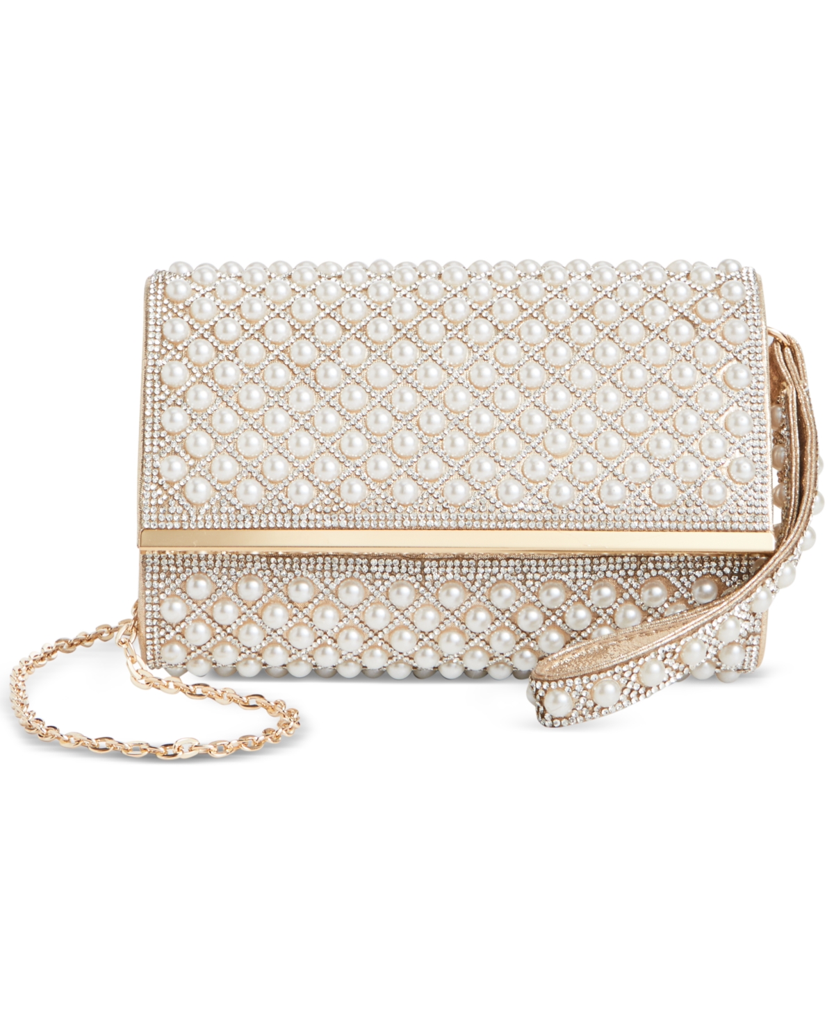 Inc International Concepts Caitlin Clutch, Created For Macy's In Pearl