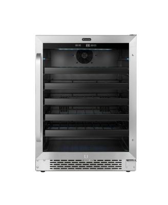 24" Built-In 46 Bottle Undercounter Stainless Steel Wine Refrigerator