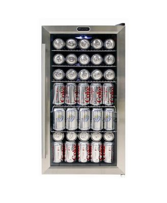Beverage Refrigerator - Stainless Steel with internal fan