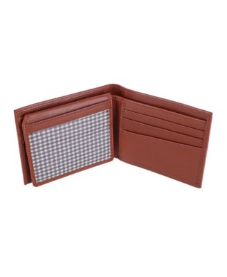 Men's Sergio Genuine Leather RFID Bi-Fold Passcase Wallet